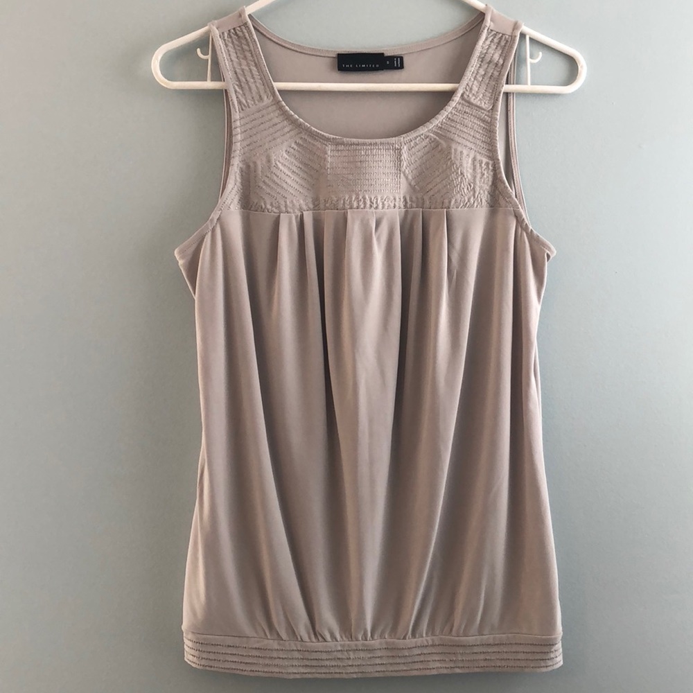 The Limited shimmer detail tank